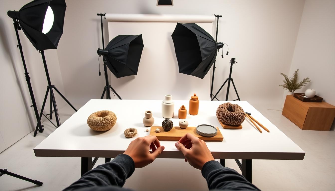 Product photos with a clear process